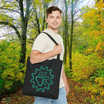 Load image into Gallery viewer, Paw Gear Pattern Tote Bag - Stylish Eco-Friendly Shopping Companion
