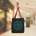 Load image into Gallery viewer, Paw Gear Pattern Tote Bag - Stylish Eco-Friendly Shopping Companion
