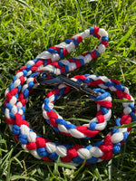 Load image into Gallery viewer, Red, White, &amp; Blue Leash
